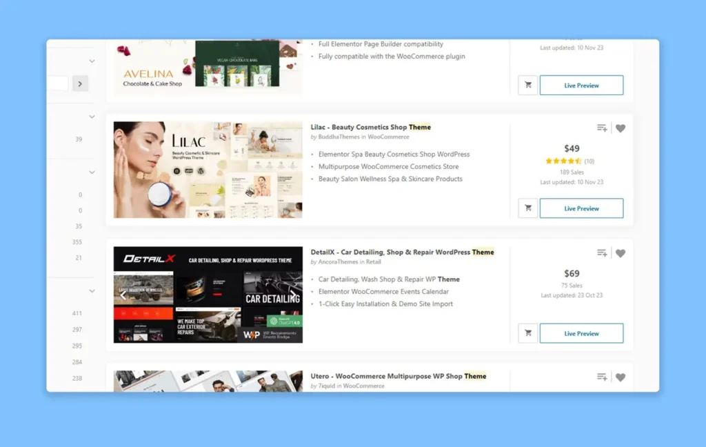 Έτοιμο design ιστοσελίδας με χρήση template