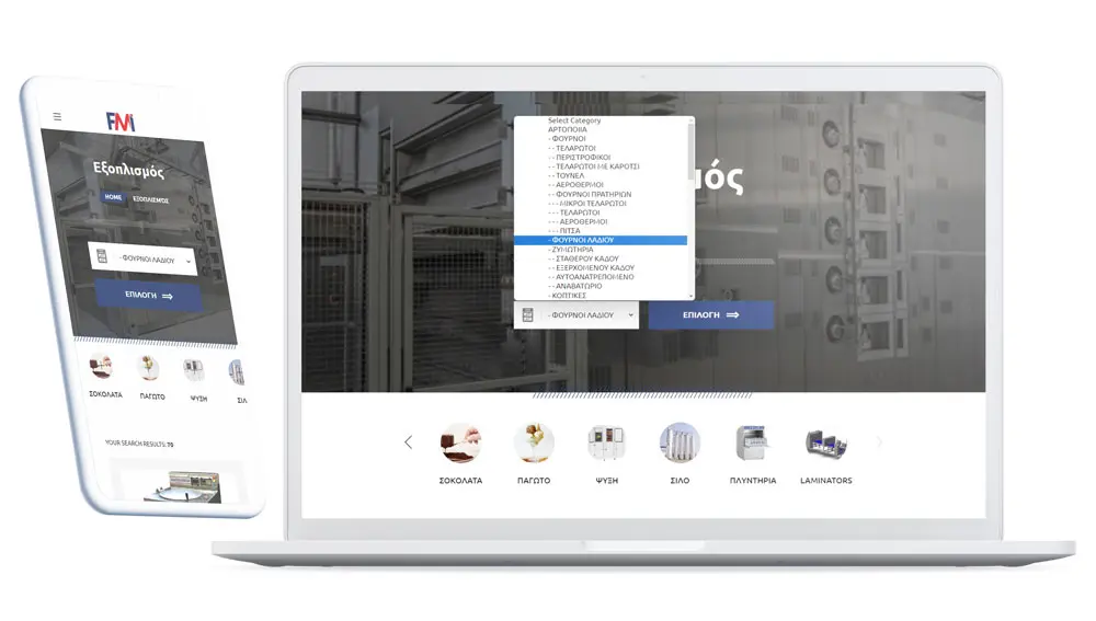 Κατασκευή ιστοσεελίδας FMI search