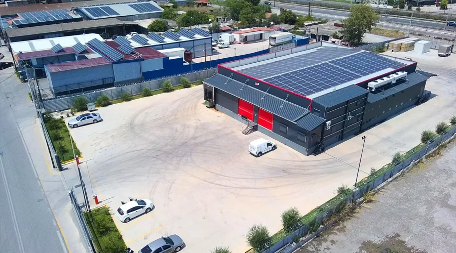 Φωτογράφιση για ιστοσελίδα με drone επιχείρησης χονδρικού εμπορίου μανιταριών 1