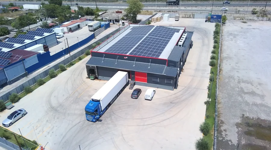 Φωτογράφιση για ιστοσελίδα με drone επιχείρησης χονδρικού εμπορίου μανιταριών 2